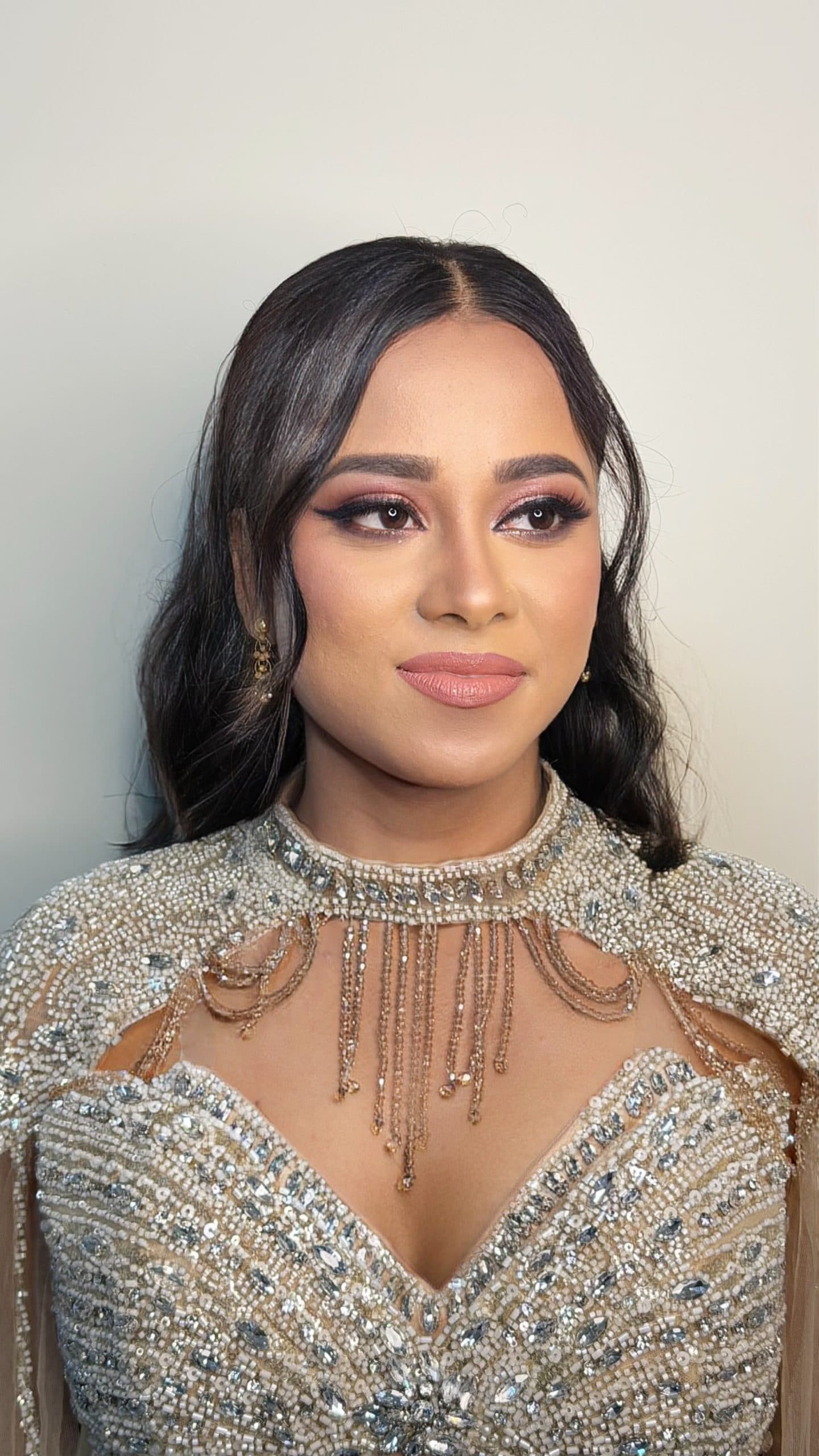Runway high-fashion look