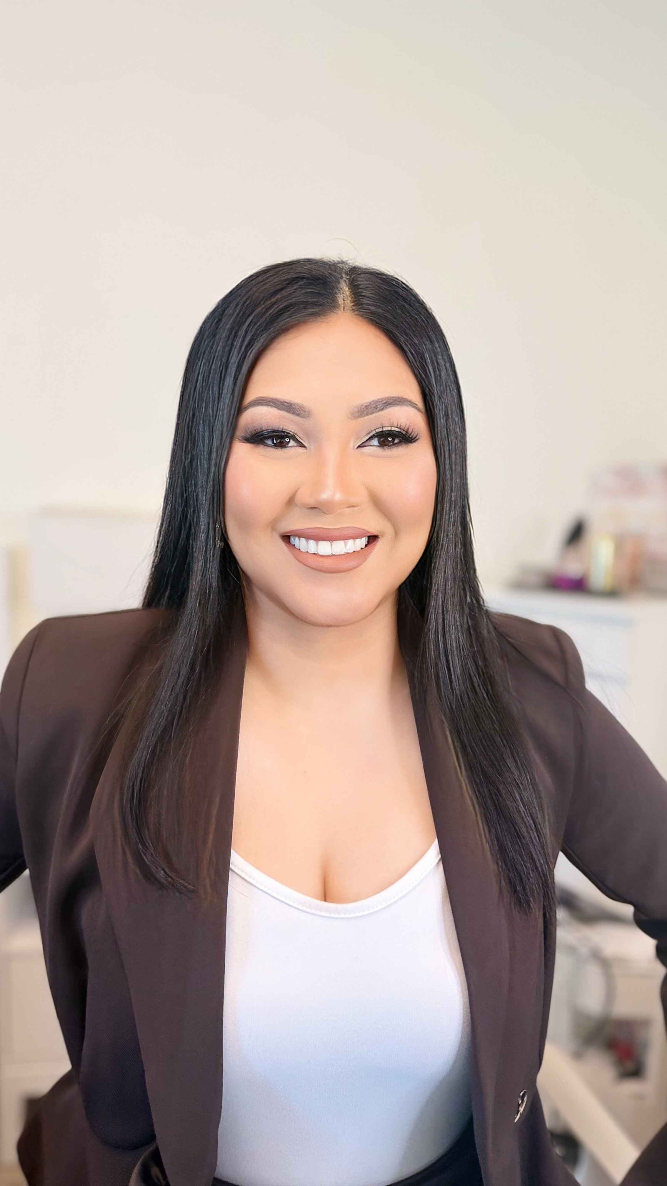 Bridal makeover bold red lip look